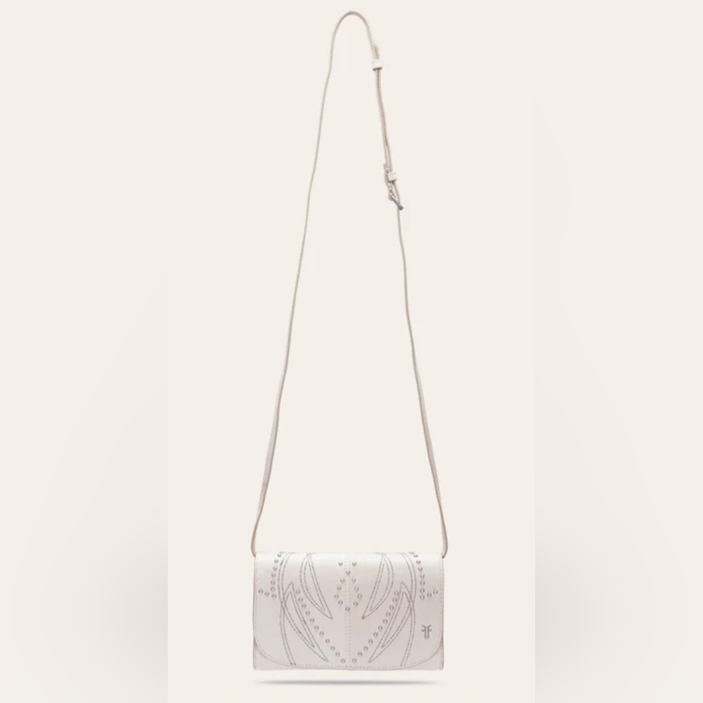 NWT Frye Sara Wallet Crossbody, Oat - Picture 5 of 7